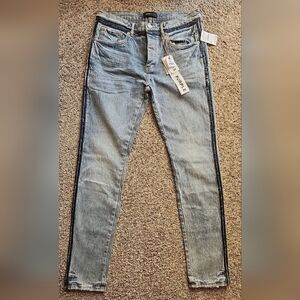 Men's Purple Brand "Shadow Seam" Skinny Jeans